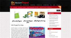 Desktop Screenshot of msprojectformac.com